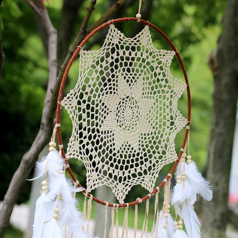 Wind Chimes Handmade Indian Dream Catcher Net Wall Hanging Dreamcatcher Craft Gift Home Decoration Dream catcher Art Pendant New