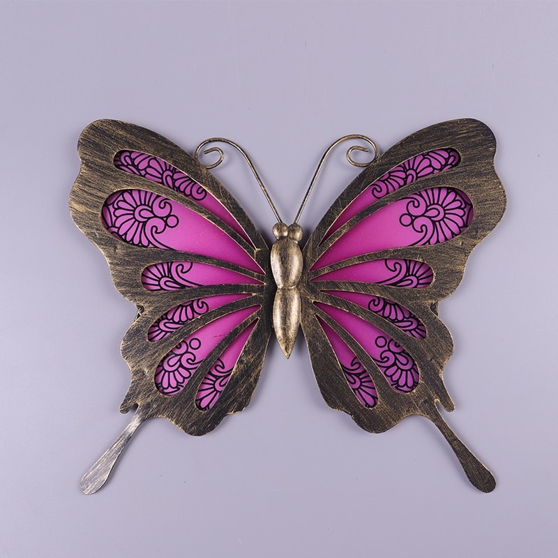 Garden Butterfly of Wall Artwork for Home and Outdoor Decorations Statues Miniatures Sculptures