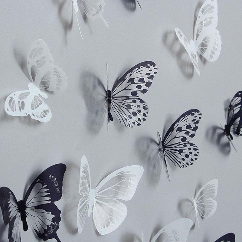 36pcs 3D Butterfly Wall Stickers - Various