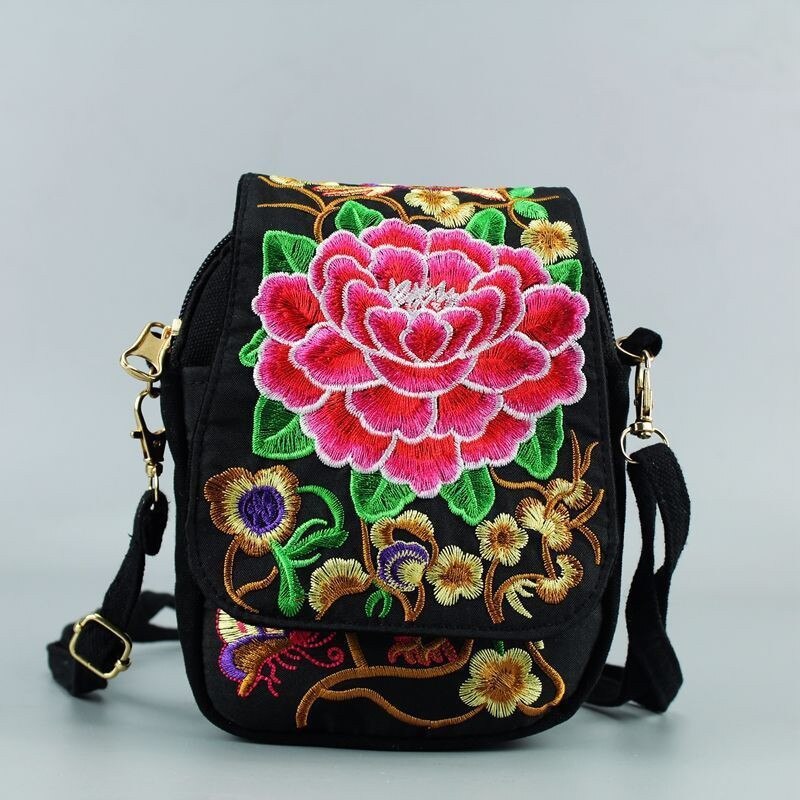 Floral Embroidered Shoulder Bags - Various - OMwares.com - FREE ...