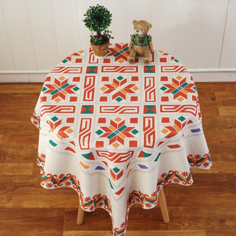 Mandala tablecloth Plants Pattern Cotton Linen waterproof Tablecloths Decorative Home Decor Table Cloth High Quality tablecloth