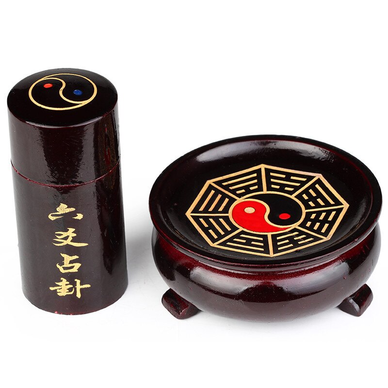 Liu Yao Divination Hexagrams Cylinder Taoist Supplies Divination Tools Give Liu Yao Money Six Pieces I Ching Products