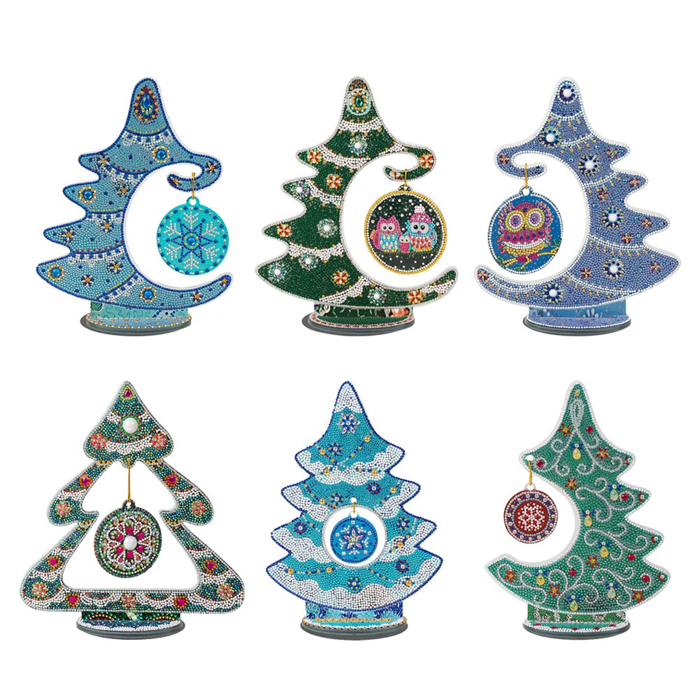  Diamond Painting Christmas Tree Decorations