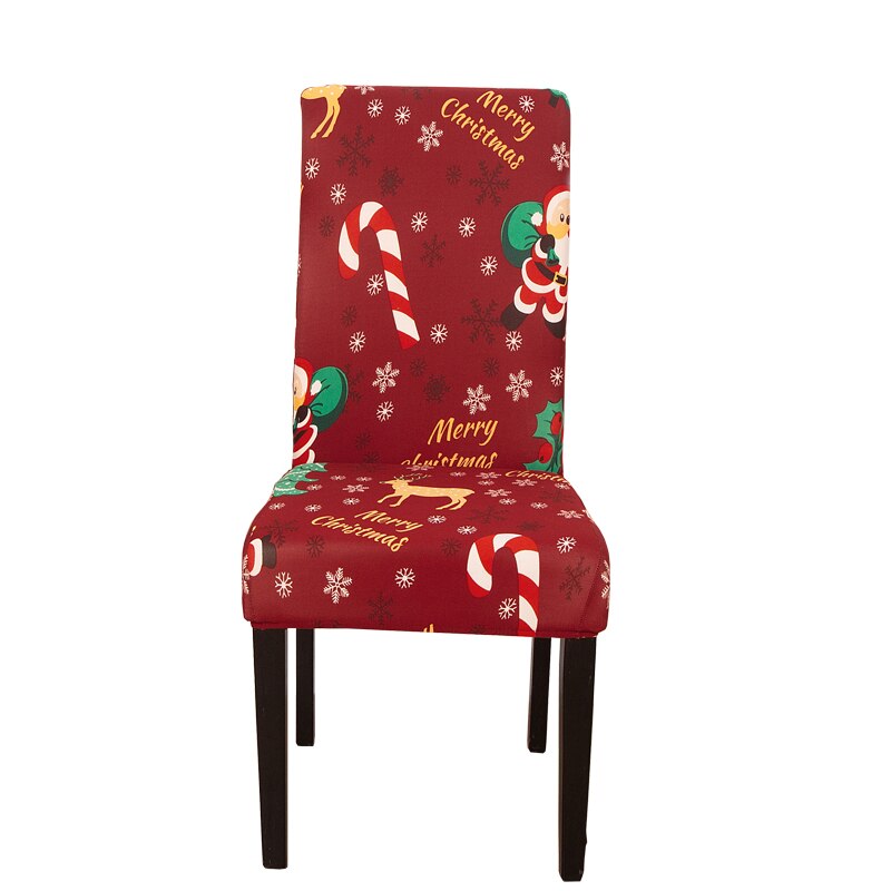christmas present decoration chair cover for party chair slipcover stretch covers for pets elastic material